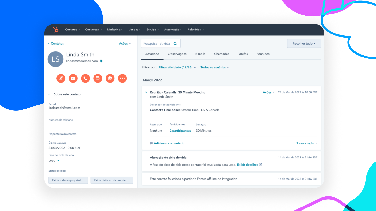 Mantenha um CRM preciso e atualizado, automaticamente