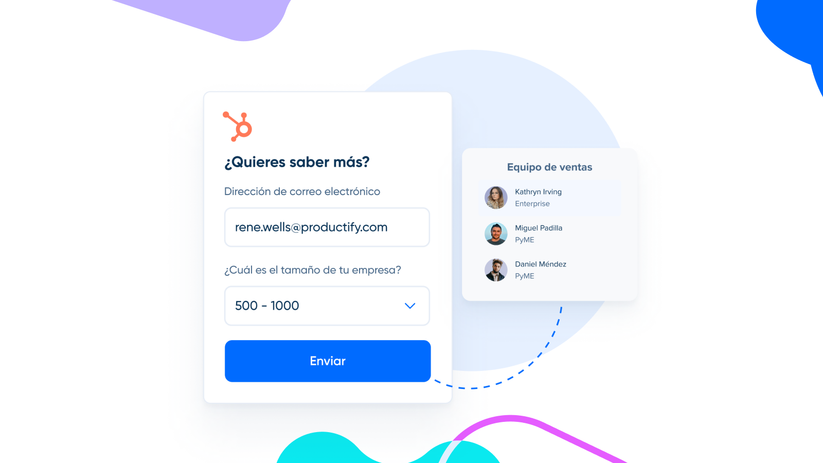 Usa los formularios de HubSpot para programar reuniones con clientes al instante
